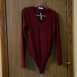 Wine Red Bodysuit - XL